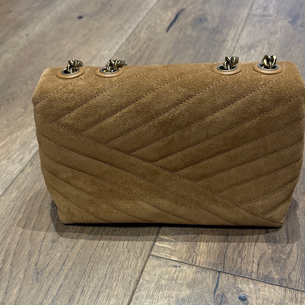 Tory Burch Kira Brown Quilted Shoulder Bag - Picture 3 of 5